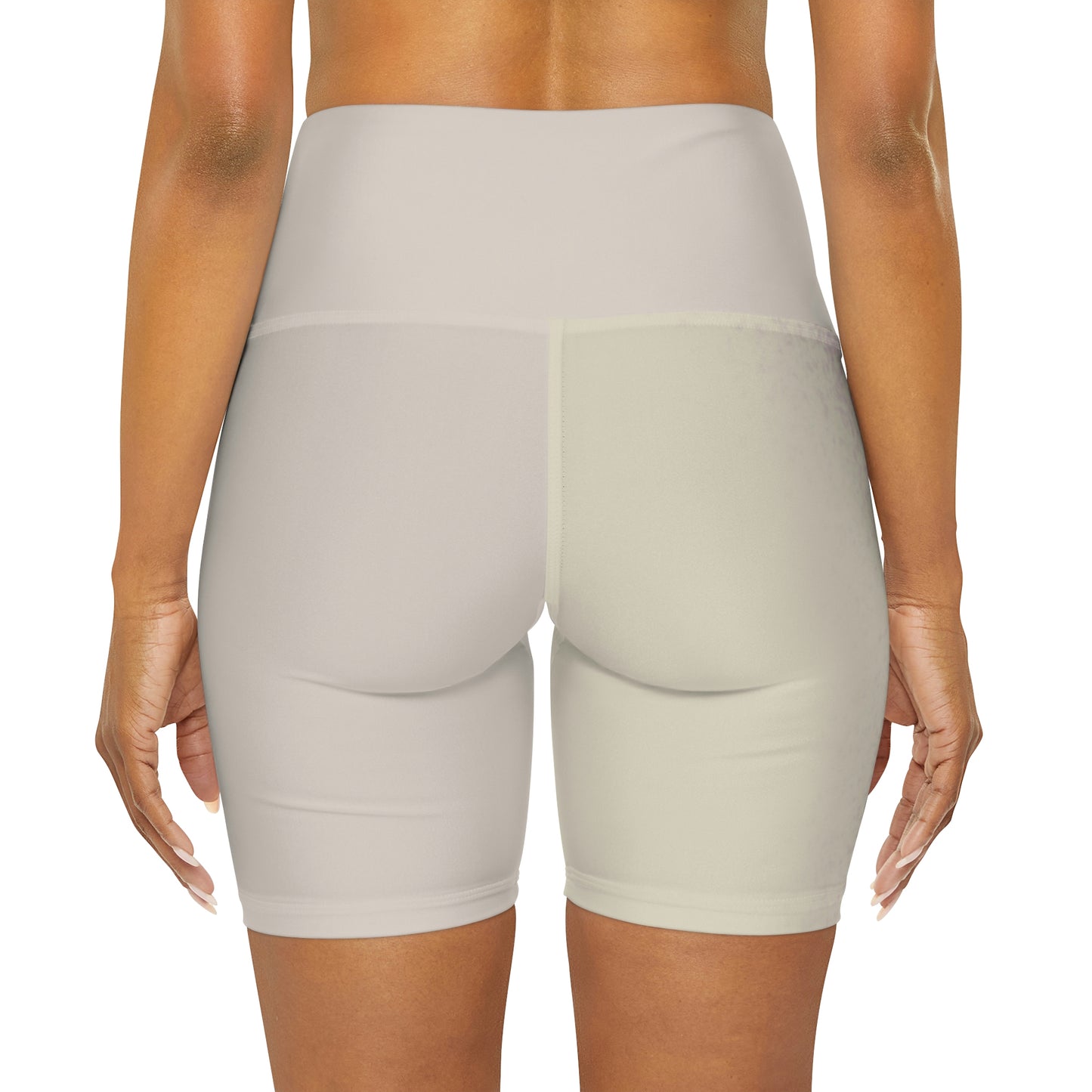 "Simply Faded" High Waisted Yoga Shorts